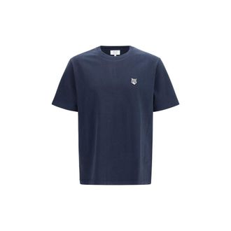 Maison Kitsun&eacute; Blauwe Katoenen T-Shirt
