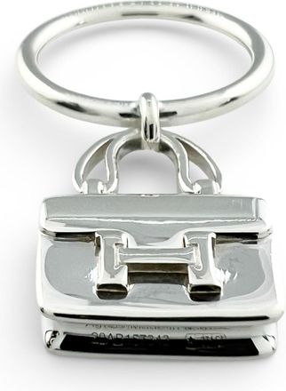 Herm&egrave;s Silver Silver 925 Band Ring (Pre-Owned)