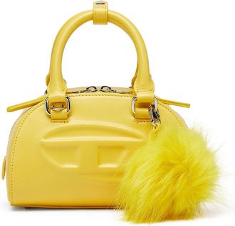 Diesel 1dr Dome Leather Shoulder Bag