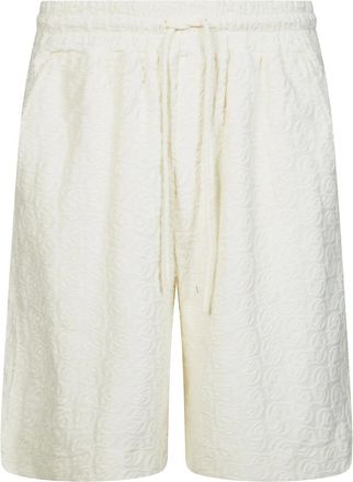 Dr&ocirc;le de Monsieur Korte Broeken, Heren, Wit, M, Leer, Bermuda Monogamme