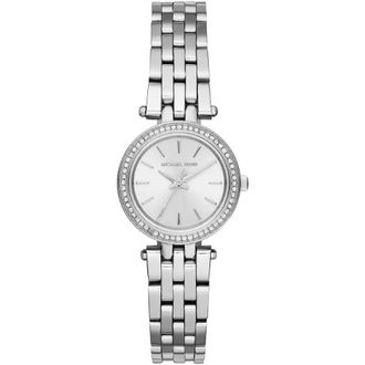 Michael Kors Accessoires, Dames, Grijs, ONE Size, Petite Darci Horloge