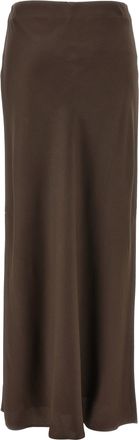 Brunello Cucinelli Womens Brown Acetate Mini Skirt
