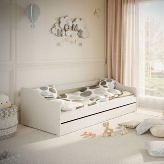 OEM Cama 90x200 Con Somier Y Caj&oacute;n Kocot Kids Allison Blanco