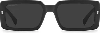 Dsquared2 Sunglasses Icon 0029/S 003 Ir Matte Black/Smoky Gray Men