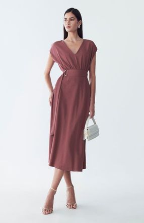 ST MRLO Enzy Dress in Rosewood at Nordstrom, Size 14