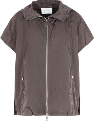 Sportmax Sportmax Barbra Oversize-Trenchcoat aus kaffeefarbenem Taft