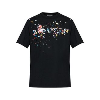 Alexander McQueen Confetti-detail T-shirt