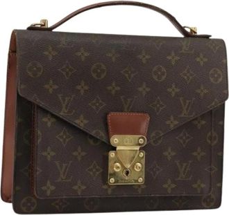 Louis Vuitton Pre-owned Handbags, female, Brown, Size: ONE SIZE Pre-owned Monceau 28 Hand Bag