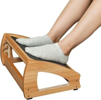 OEM Reposapi&eacute;s Ergon&oacute;mico Ajustable Para Debajo Del Escritorio - 3 Posiciones De Altura - Reposapi&eacute;s De Madera Con Superficie Antideslizante