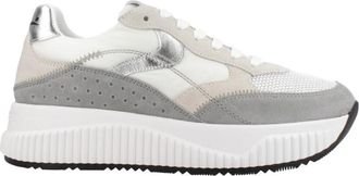 Voile Blanche Grijze Sneaker Lana Fresh 2018328 - Dames - Sneakers - Veelkleurig - 41 EU - Leer - Schoenen