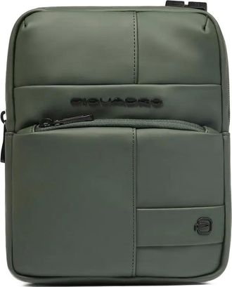 Piquadro water-resistant laptop bag - unisex - Rubber - OS - Green