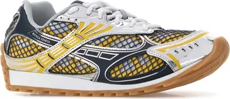 Bottega Veneta Mens Multicolor Orbit Sneakers Yellow
