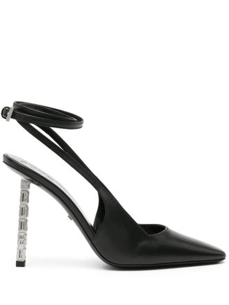 GCDS Pumps con cinturino posteriore 120mm - Nero