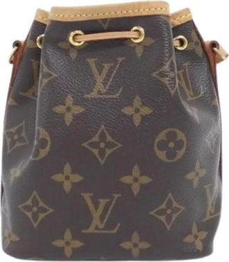 Louis Vuitton Pre-owned Bucket Bags, female, Brown, Size: ONE SIZE Pre-owned Vintage Monogram Shoulder Bag