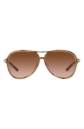 Michael Kors Breckenridge 58mm Gradient Aviator Sunglasses in Brown Grad at Nordstrom
