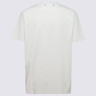 Golden Goose Womens T-Shirts And Polos Vintage White _co