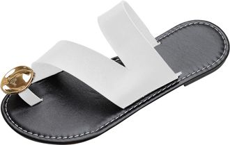 Generic K Women Shoes Sneaker Slippers for Women Flat Sole Round Toe Breathable Sandals Comfortable Lightweight Beach Holiday Outdoor Women Shoes Pumps Sexy, 