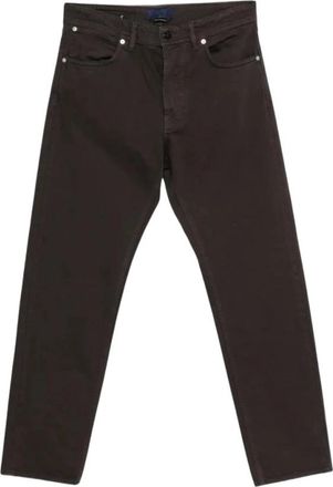 Stone Island J100005 Regular Straight Jeans - Heren - Regular Fit Jeans - Bruin - W33 - Katoen - Jeans