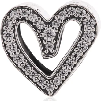 Pandora Sparkling Freehand Heart Charm