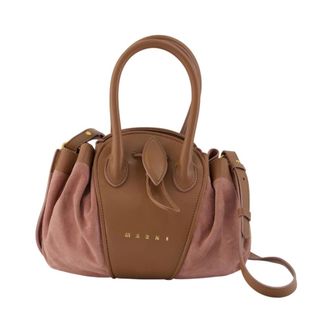 Marni Tulipea Small Shoulder Bag - female - Marni - Handbags - Brown - ONE SIZE - Bags
