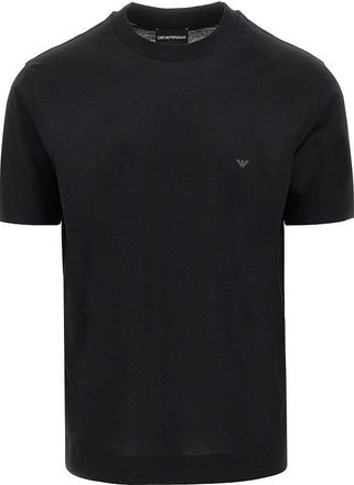 Emporio Armani Lyocell and cotton blend T-shirt with logo Man XXL