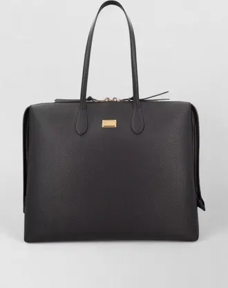 Dolce & Gabbana devotion leather laptop bag