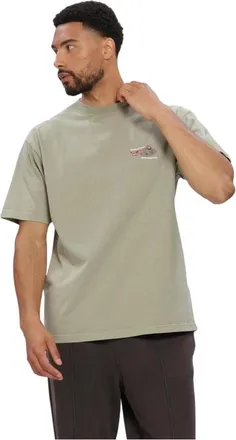 New Amsterdam Surf Association Tops, Heren, Groen, M, Katoen, Lilies Tee