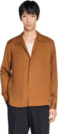 Sandro Floaty shirt in Whisky at Nordstrom, Size X-Small