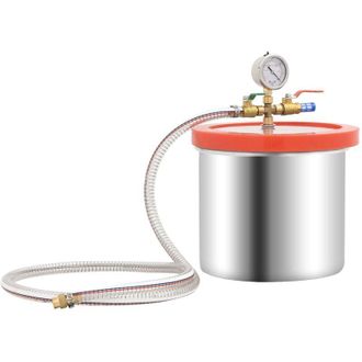 vidaXL C&aacute;mara De Vac&iacute;o De Acero Inoxidable 7,4 L Vidaxl