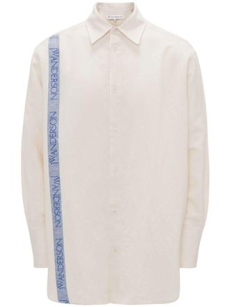 J.W.Anderson Tea Towel oversized shirt - White