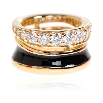 Ferragamo Rings, female, Yellow, Size: 50 MM Platemera Ring