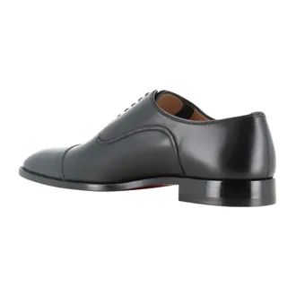 Christian Louboutin Schoenen, Heren, Zwart, 43 1/2 EU, Leer, Seriox Flat