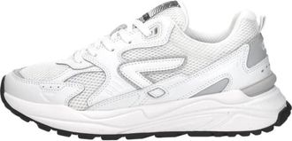 HUB Grid-W L27 Sneakers - Dames - Sneakers - Wit - 43 EU - Leer - Schoenen