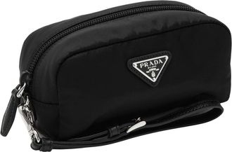 Prada Tassen, Dames, Zwart, ONE Size, Zwarte Accessoires. Kleine Draagbare Organisator