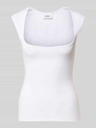 Jack & Jones Top mit Karree-Ausschnitt Modell ISABELLA GIGI in Weiss, Gr&ouml;&szlig;e XL