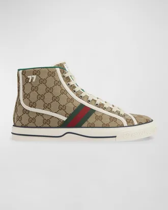 Gucci Men & apos;s Tennis 1977 Canvas High-Top Sneakers