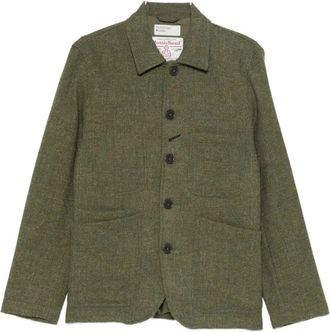 Universal Works Harris Tweed Plaid Bakers C Jacket