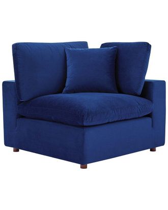 ModWay Commix Down Filled Overstuffed Performance Velvet Corner Chair