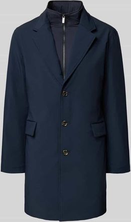 Tommy Hilfiger Regular Fit Mantel mit Reverskragen Modell DC PADDED PERFORMANCE COA in Marine, Größe XL