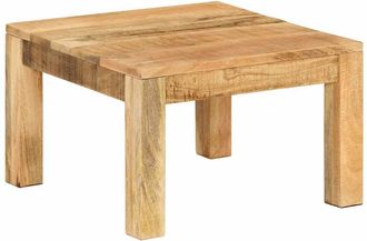 vidaXL Mesa De Centro De Madera Maciza De Mango 55x55x35 Cm Vidaxl