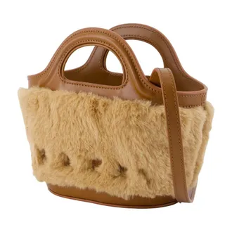 Marni Tropicalia Micro Top Handle Bag - Beige