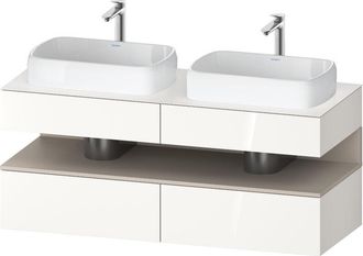 Duravit Qatego Consola Mueble Bajo Lavabo, 2 Extensiones, 2 - Duravit
