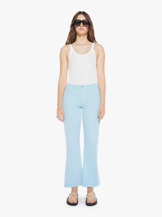 Mother Bookie Flood Jeans In Air Blue