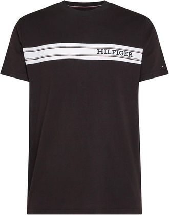 Tommy Hilfiger Mens HeritageStrp T-Shirt Black M