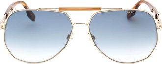 Marc Jacobs Mens Marc Jacobs DK Blue SF Lens Beige Sunglasses - Size: ONE size