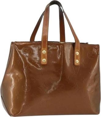 Louis Vuitton Pre-owned Handbags, female, Brown, Size: ONE SIZE Pre-owned Patent Leather Hand Bag