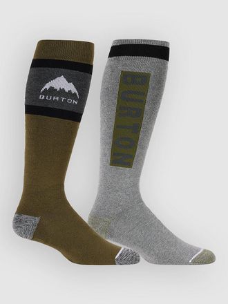 Burton Weekend Midweight 2Pk Funktionssocken gr&uuml;n
