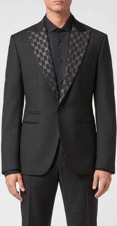 Philipp Plein Blazer di lana a monopetto PP