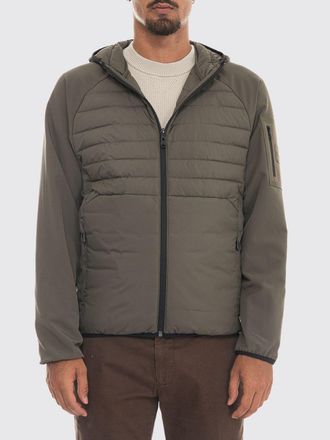 HUGO BOSS Piumino corto idrorepellente con cappuccio e logo applicato
