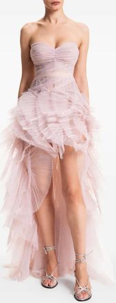 Maria Lucia Hohan Darcle point desprit jurk - Roze